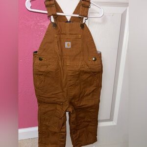 Carhartt Toddler Tan Bib Overalls